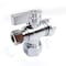 Thrifco Plumbing 5/8 Inch Comp x 1/2 Inch Slip Joint x 3/8 Inch Comp Quarter Turn Brass  Angle Stop Valve 4406489 - alternate 3